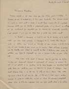 EFA MACED 1-1935-1936 : Travaux de nettoyage et de nivellement du site : extrait du rapport manuscrit de J. Roger, 15 juin 1936.
