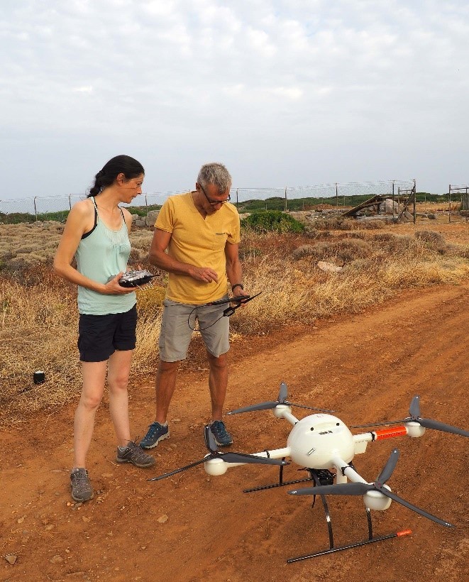 Malia, LIDAR embarqué sur un drone ©cliché S. Müller-Celka