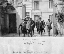 L'arrivée du directeur G. Fougères à l'École en avril 1913. Η άφιξη του διευθυντή G. Fougères στη Σχολή τον Απρίλιο του 1913. / EFA N580-067