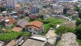 Durrës, amphithéâtre : vue du Nord-Ouest, en 2019 EFA / A. Muller